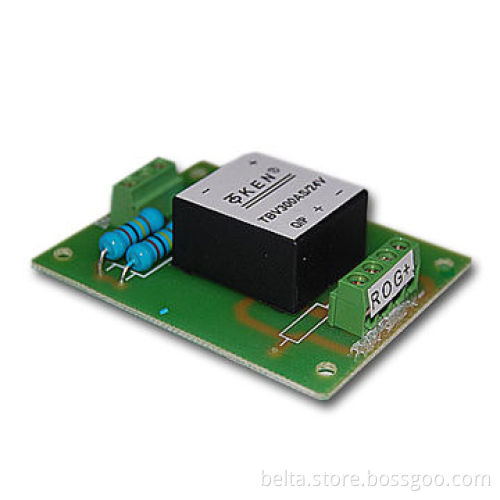 Hall Effect Voltage Sensor with 20 to 10,000Hz Bandwidth and 4mA Offset Current
